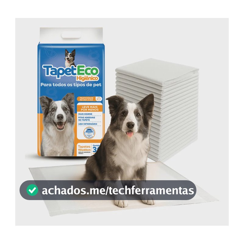 Tapete Higiênico Para Cães Tapete Higiênico Descartável 90x60 30 Unidades Grande Tapete Higiênico Para Cachorro Tapete Pet
