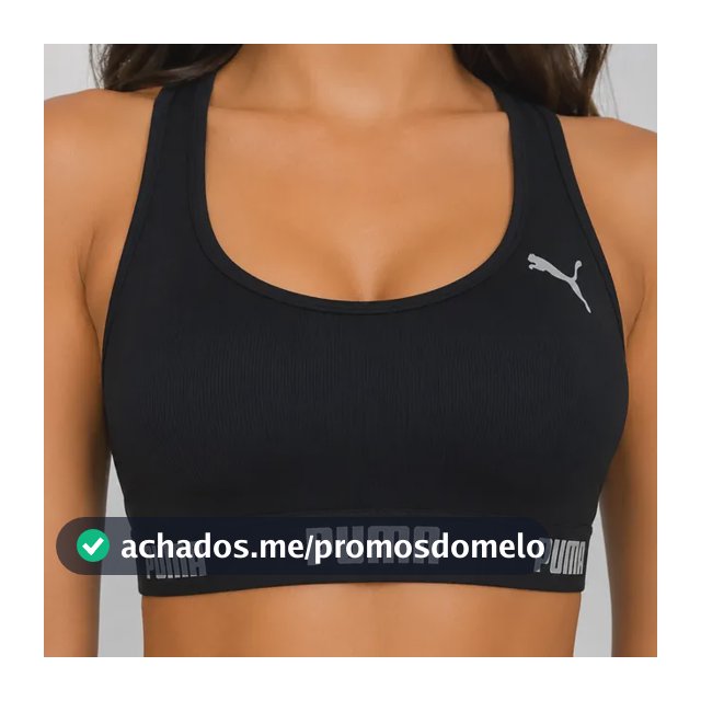 Top Puma Academia Fitness Original Nadador Alta Sustentação