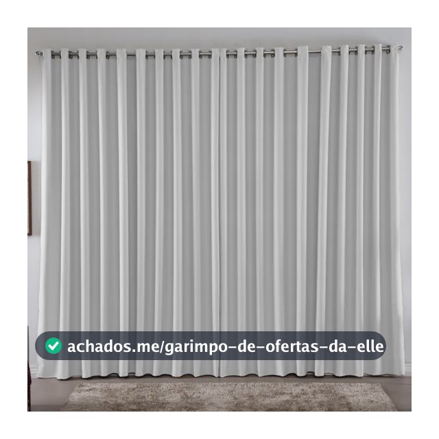Cortina 3,00x2,50 Metros Blackout Blecaute Gelo Corta Luz Em Tecido Grosso Para Quarto E Sala Casa Laura Enxovais