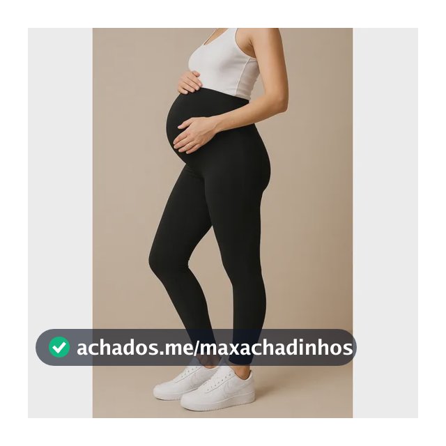 Legging Gestante Grávida Suplex Ultra Elastano Adaptável