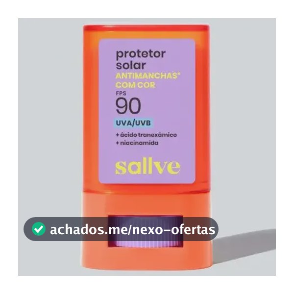 Protetor Solar Antimanchas Com Cor 2 Em Bastão 90fps Sallve
