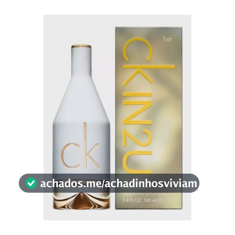 Perfume CK IN2U EDT Feminino 100ml Calvin Klein