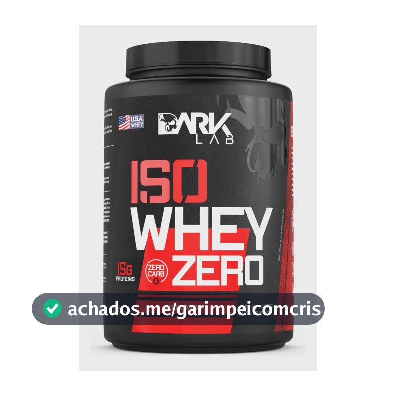 Whey Isolado Zero Carb 900g Natural - Dark Lab (Low Carb)