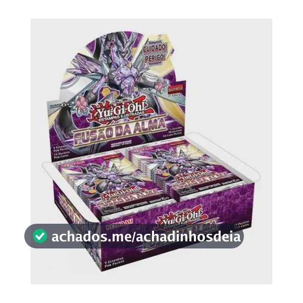 Box 24 Boosters Yu-gi-oh Fusão Da Alma Yugioh