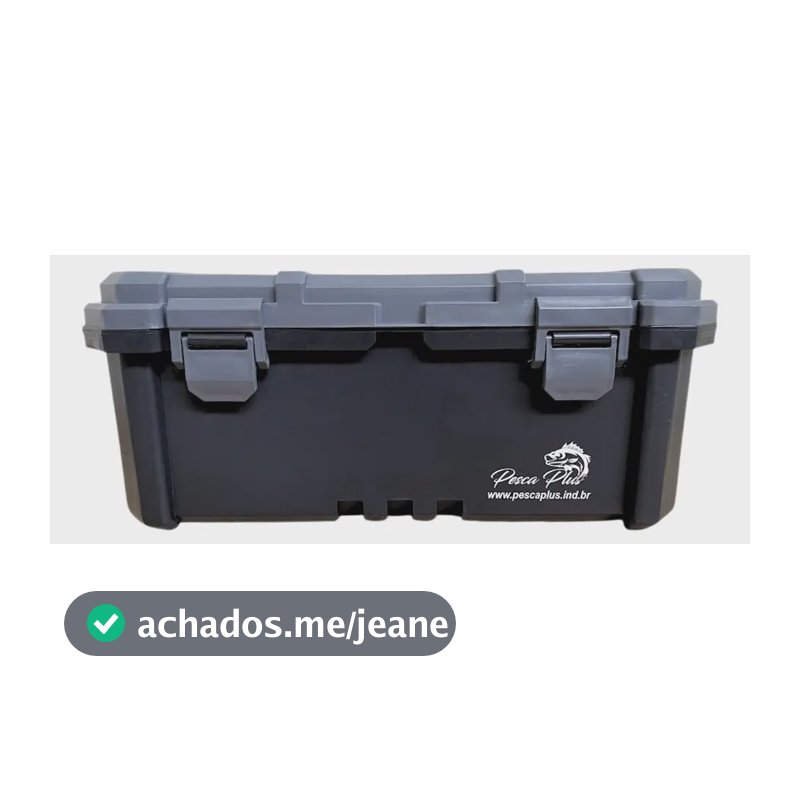 Estojo Organizador Pesca Plus Para Iscas Artificiais com 16 Compartimentos, Verde e Preto