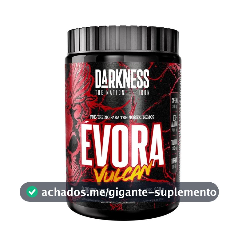 Suplemento Darkness Pré Treino DK EVORA en pó sabor spicy mellon x 300g
