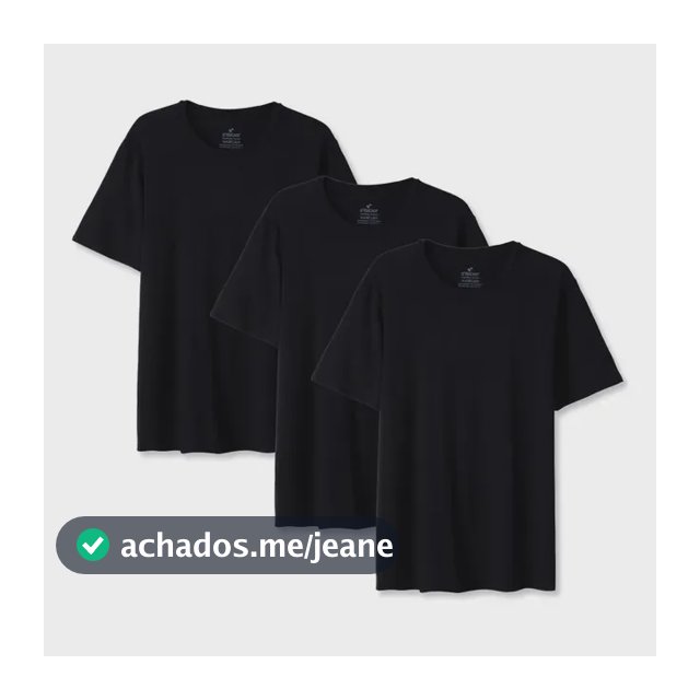 Kit 3 Daily T-shirt Feminino - Gênero Feminino