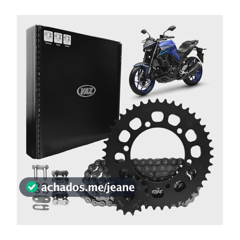 Kit Relação Mt03 Completo Com Retentor 2016 2017 2018 A 2023 Preto