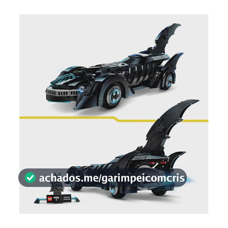 Brinquedo LEGO® Dc Batman Batmobile Batman Forever 76304