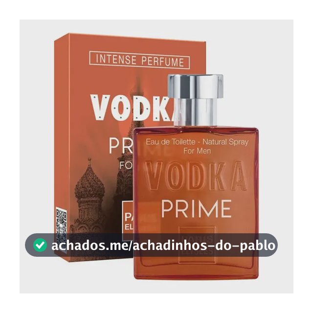 Perfume Vodka Prime Paris Elysees Masculino Intense 100ml