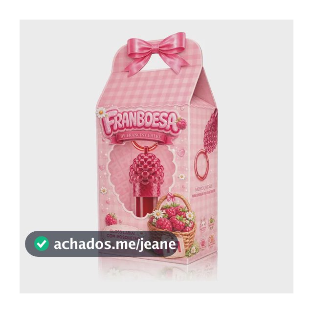 Gloss Franboesa By Franciny Ehlke Vermelho