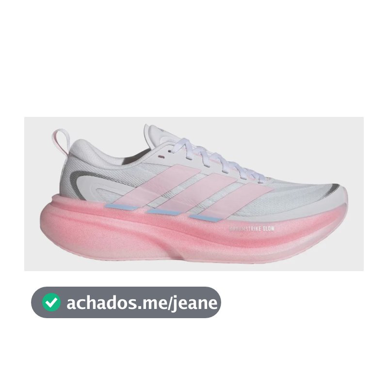 Tênis De Corrida Feminino Supernova Glide adidas Branco Liso 35 Br