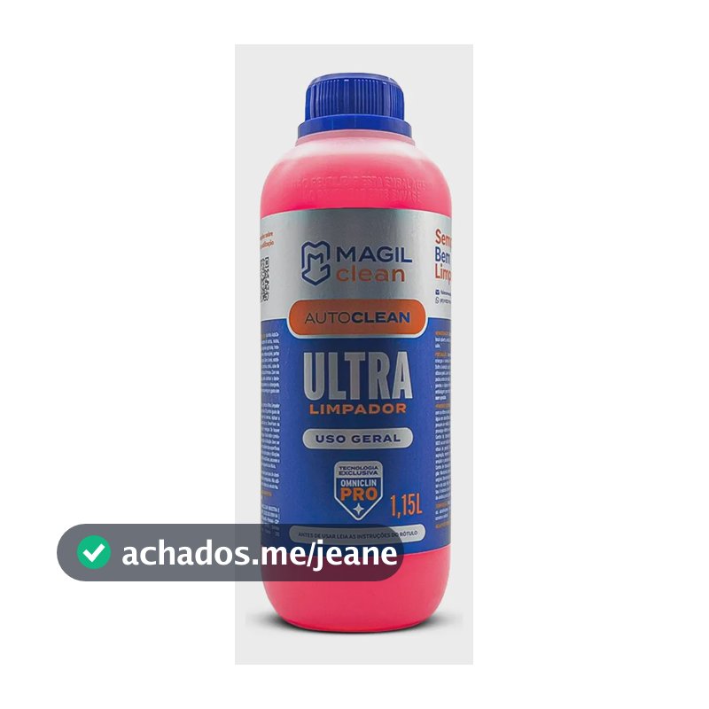Magilclean - Ultra Limpador Auto Clean - Shampoo Automotivo Removedor Sujeiras 1,15 Litro