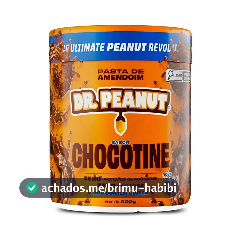 Pasta de amendoim Dr. Peanut Gourmet sabor Chocottine x 600g
