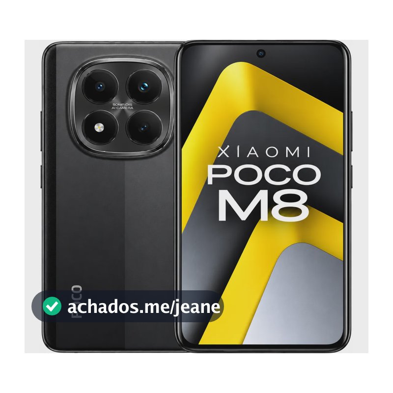 Smartphone Xiaomi Poco M8 5g 12gb Ram 512gb Lançamento + Nf Preto