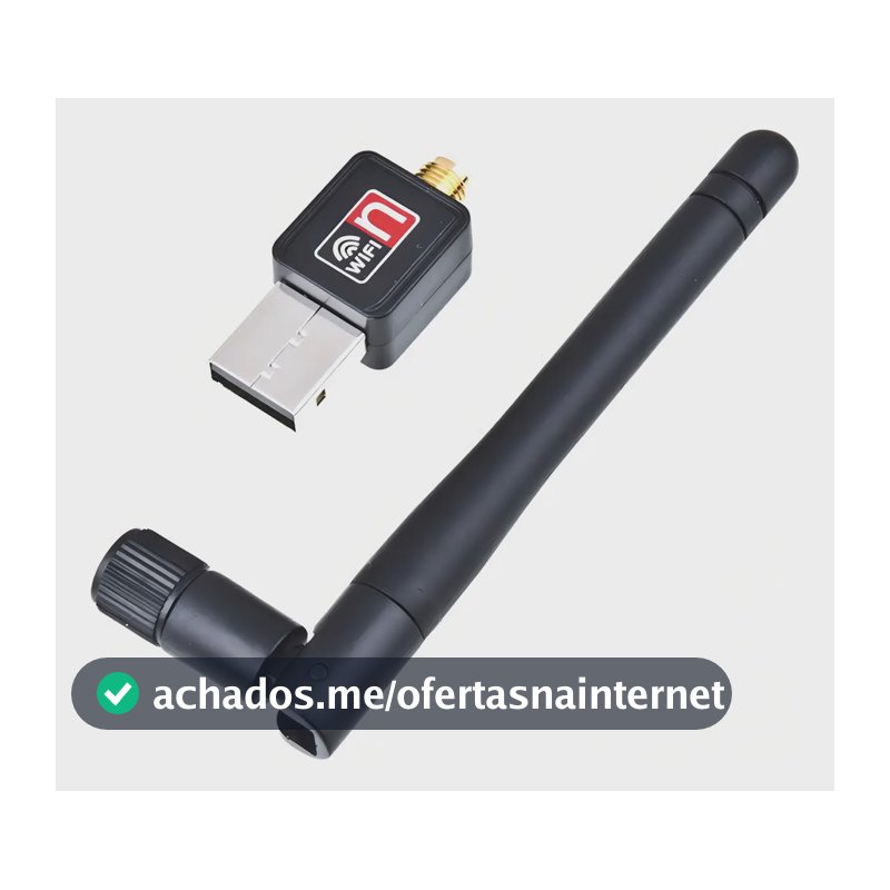 Adaptador USB Wifi N 802.IIN 1200Mbps Antena WLAN Para Notebook
