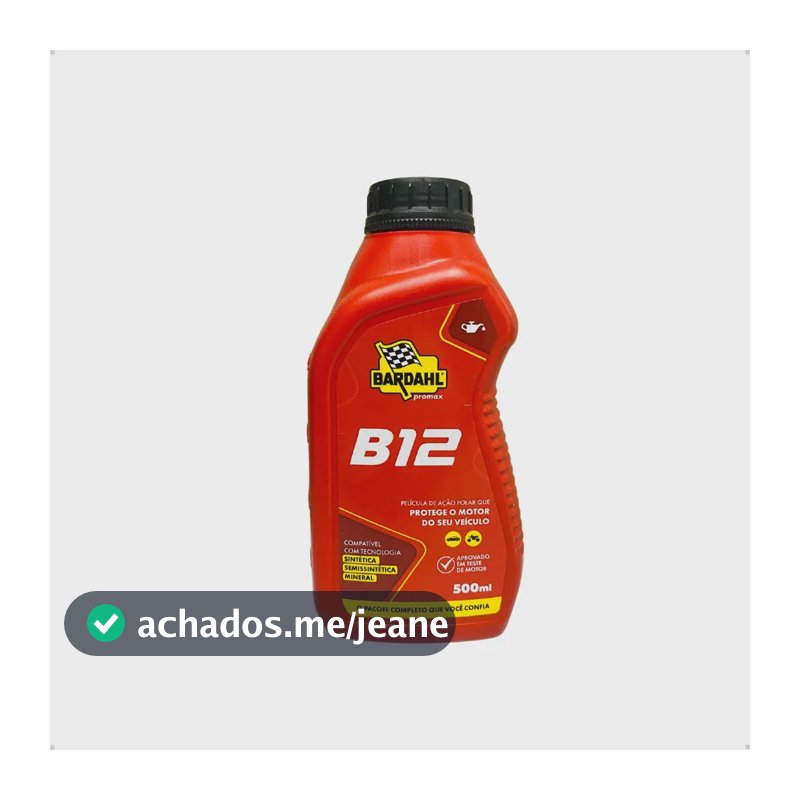 Aditivo Para Òleo de Motor Bardahl B12 500 ML