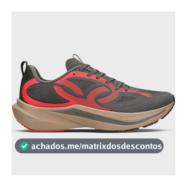 Tenis Olympikus Corre Vento 3 Corrida Academia Performance Chumbo/vermelho 40 Br