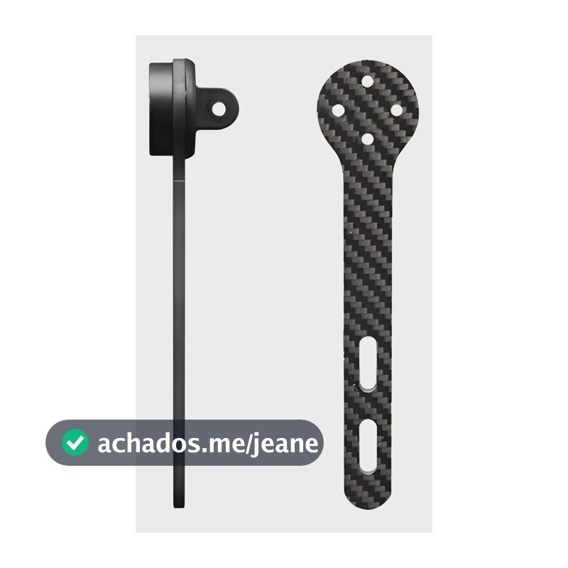 Suporte Gps Ride Race Carbono Guidão Aero Integrado Bike Preto