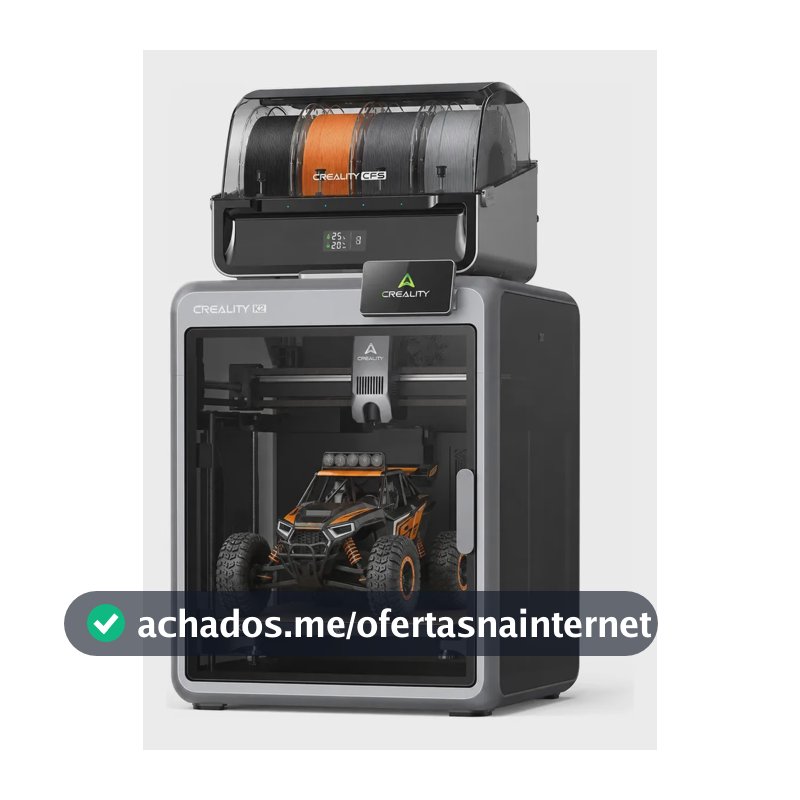 Creality K2 Combo Impressora 3d Cfs Multicolor 260x260x260mm 127/220v Preto