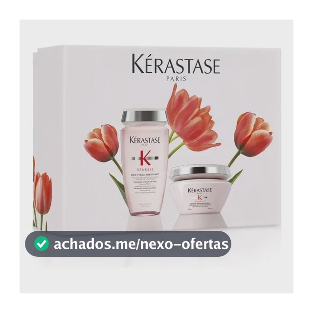 Kit Kérastase Genesis - Shampoo Hydra 250ml + Máscara 200g