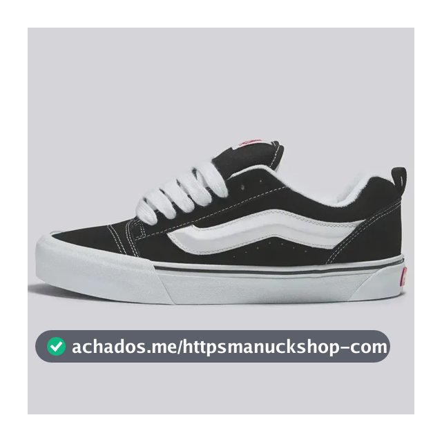 Tênis Vans Knu Preto E Cinza | Unissex - Do 34 Ao 43