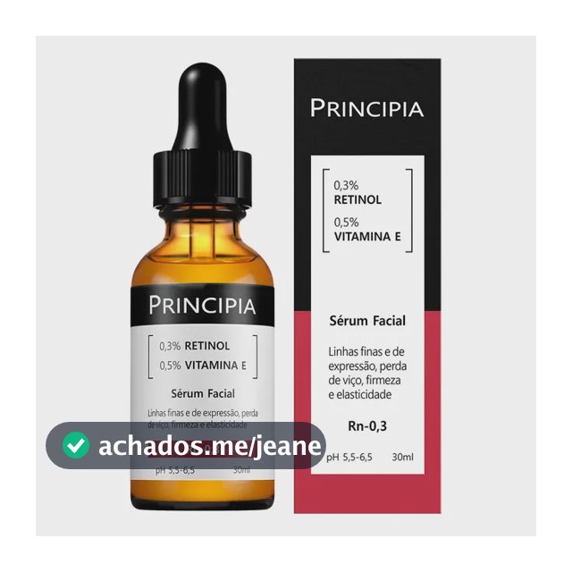 Principia, Sérum Facial Retinol, 30ml Todo Tipo De Pele Noite