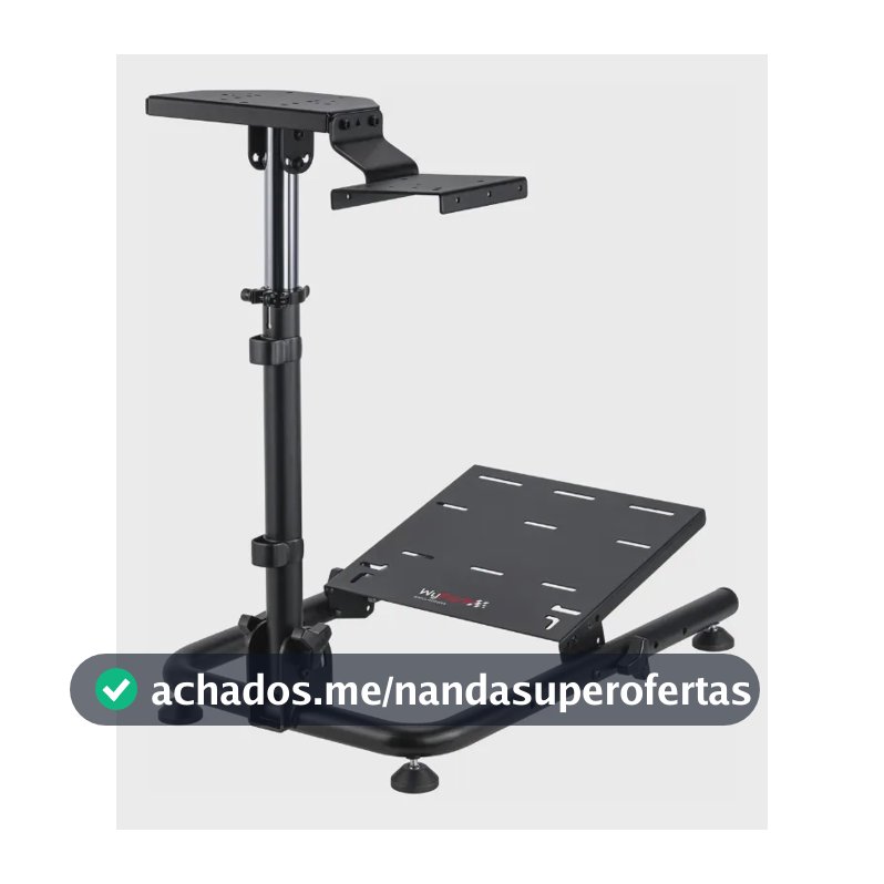 Suporte Simulador Wyfort WS11 Para Volante e Pedais c/ Câmbio, Ajustável