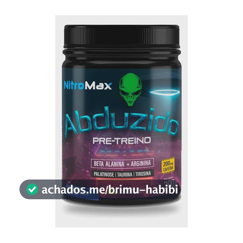 Abduzido Pre Treino Nitro Max Blueberry 300g