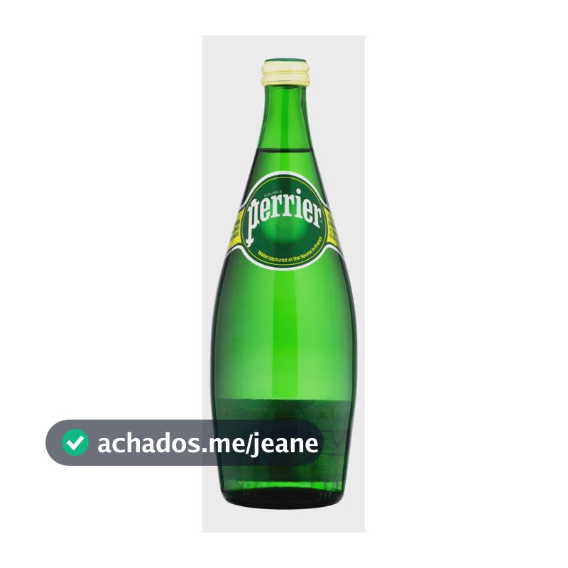 Água mineral Perrier com gás garrafa 750 mL