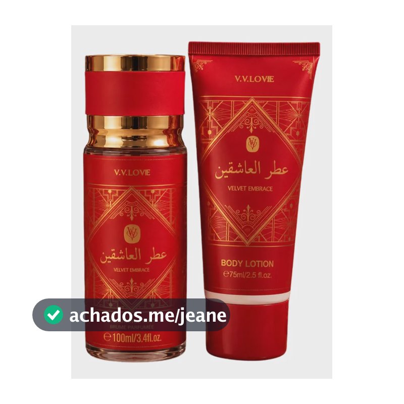 Kit Perfume Feminino Árabe 100ml + Hidratante Corporal 75ml