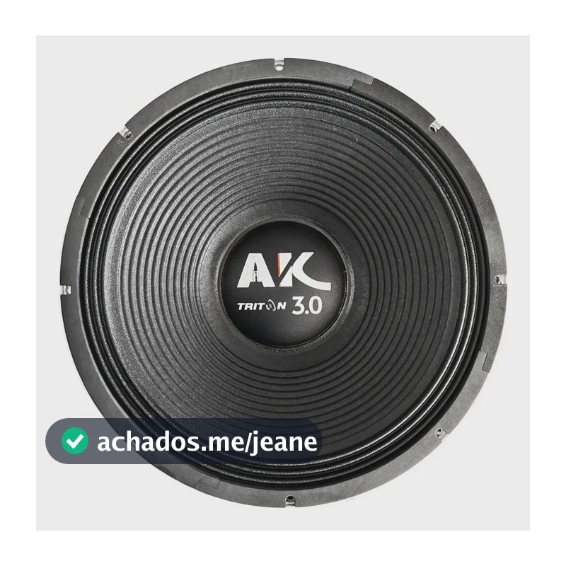 Alto Falante 15 Som Automotivo Ak 3.0 1500w 4 Ohms Preto