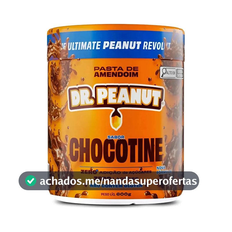 Pasta de amendoim Dr. Peanut Gourmet sabor Chocottine x 600g