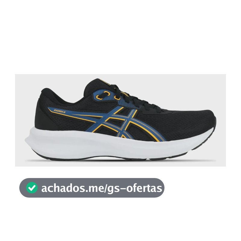 Tênis Masculino Upcourt 6 Asics Preto Liso 42 Br