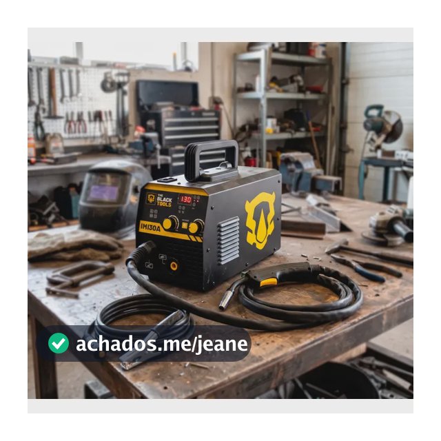 Máquina Solda Inversora Mig S/gás 130a 220v The Black Tools Preto 220v