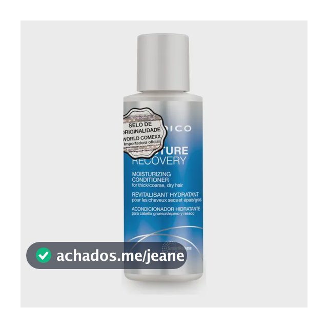 Condicionador Joico Moisture Recovery Miniatura 50ml Azul