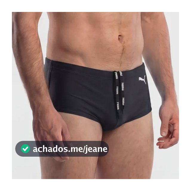 Sunga Masculina Puma Sungão De Praia Uv50+ Natação Ajustável