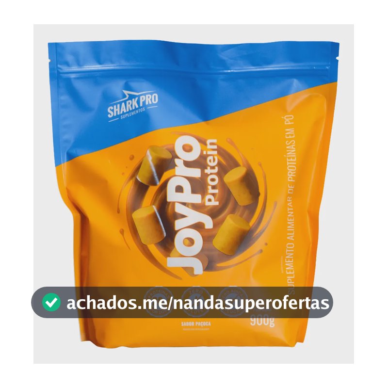Whey Protein Joypro 100% Gourmet + Colageno 900g - Shark Pro Paçoca