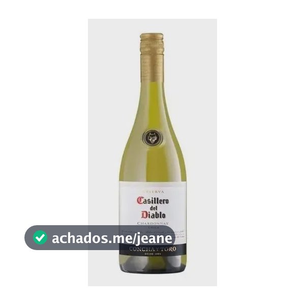 Vinho Chileno Branco Seco Reserva Casillero Del Diablo Chardonnay 750ml