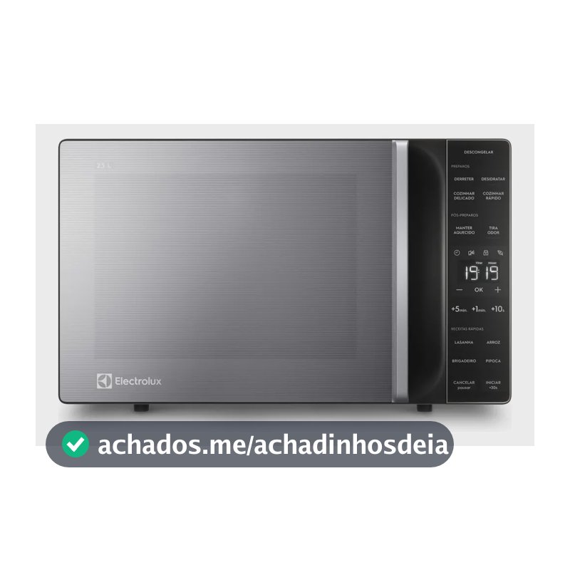 Micro-ondas Electrolux Prata 23L Efficient ME23S 127V