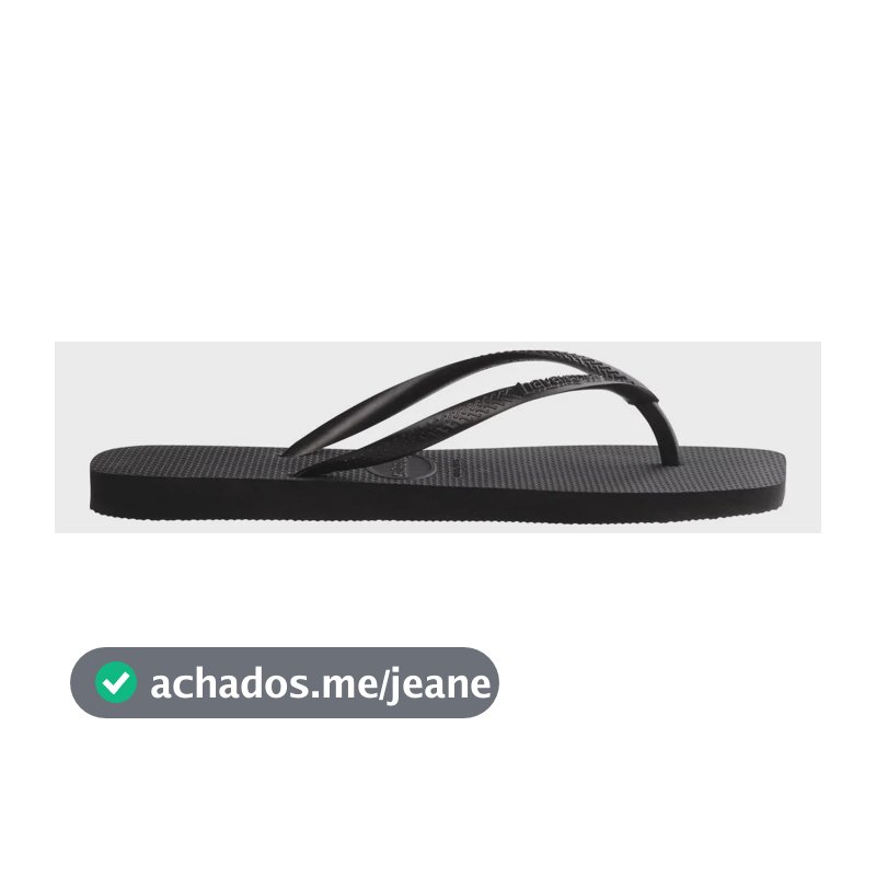 Chinelo Havaianas Dual Branco Liso 41/42