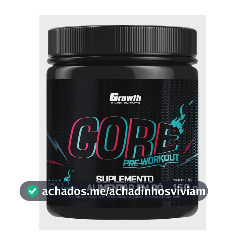 Pré Treino Core 150g Growth Supplements Purple Berry