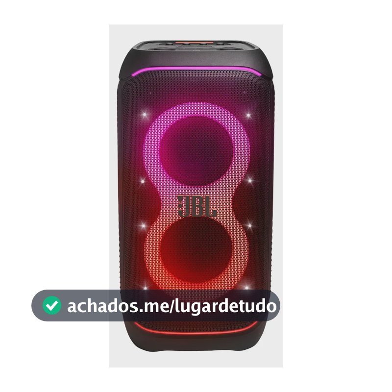 Caixa de Som JBL PartyBox Stage 320 Bluetooth Portátil Com Show de Luzes e Resistente a Respingos – 240W RMS Preta