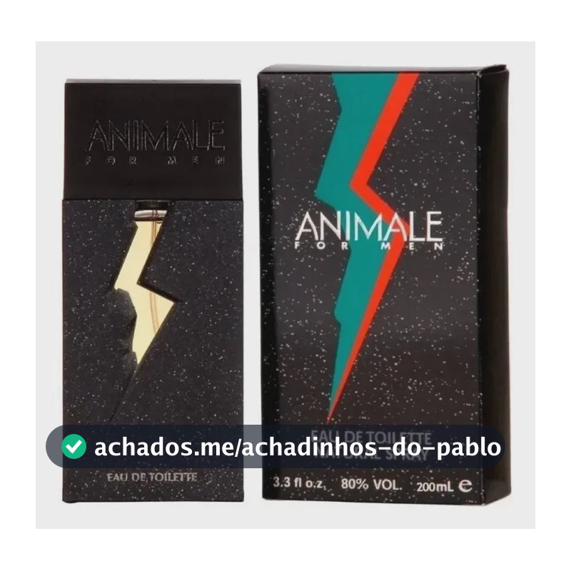 Perfume Animale Eau de Toilette Masculino 100ml