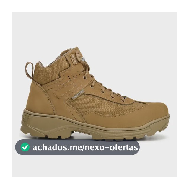 Bota Tática Militar Combat Rafale Coyote Caqui 8015 Trilha