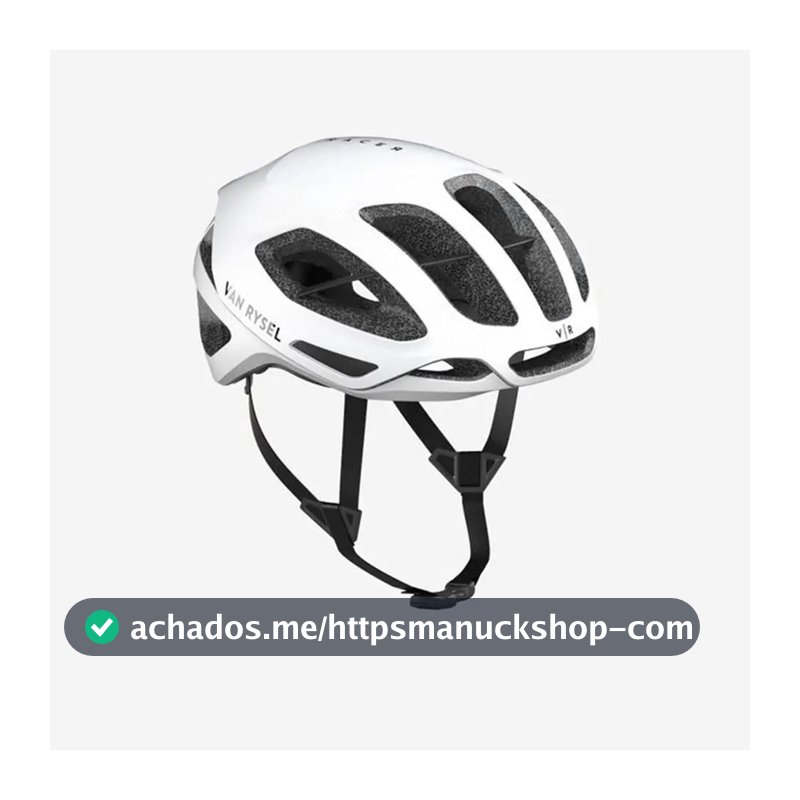 Capacete De Ciclismo De Estrada Rcr Mips 900 Van Rysel Cor Branco Tamanho G