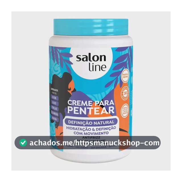 Creme Para Pentear Definição Natural Salon Line Cachos 1kg