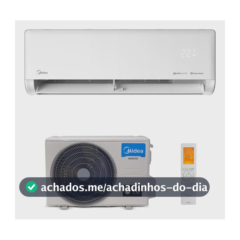 Ar Condicionado Hw Inverter Midea Ai Ecomaster 9k Frio 220v. 220v