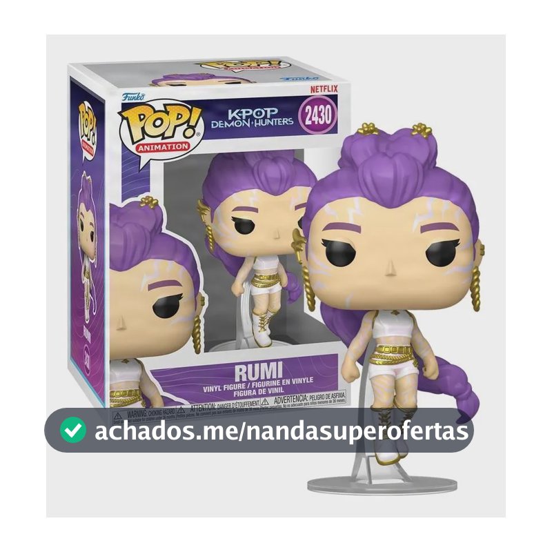 Funko Pop Rumi #2430 Kpop Demon Hunters What It Sounds Like