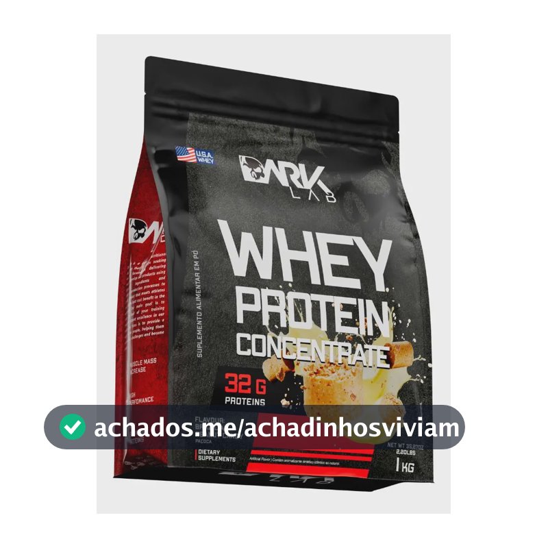 Whey Protein Concentrado 1kg Dark Lab Sabor Paçoca